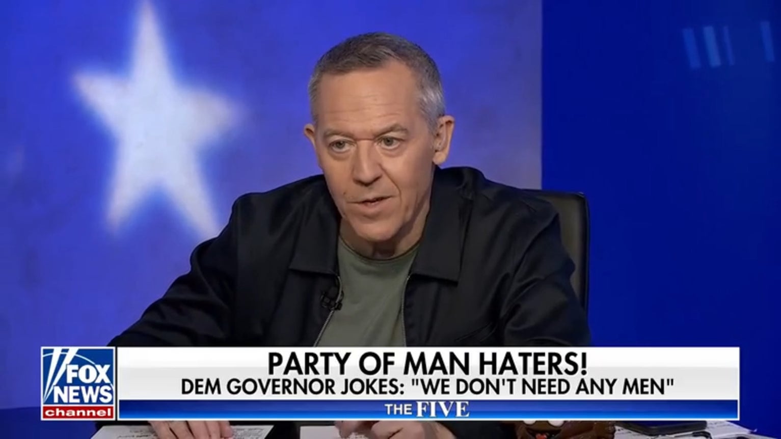 Greg Gutfeld on Dem joke: Men don't go where they aren't wanted