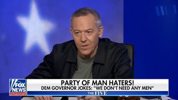 Greg Gutfeld on Dem joke: Men don't go where they aren't wanted