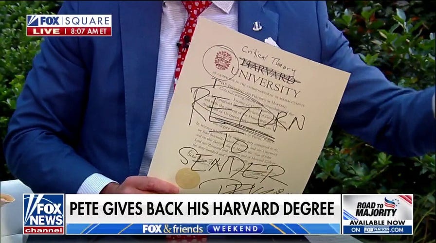 Pete Hegseth Vows To Send Back Harvard University Degree, Writes ...