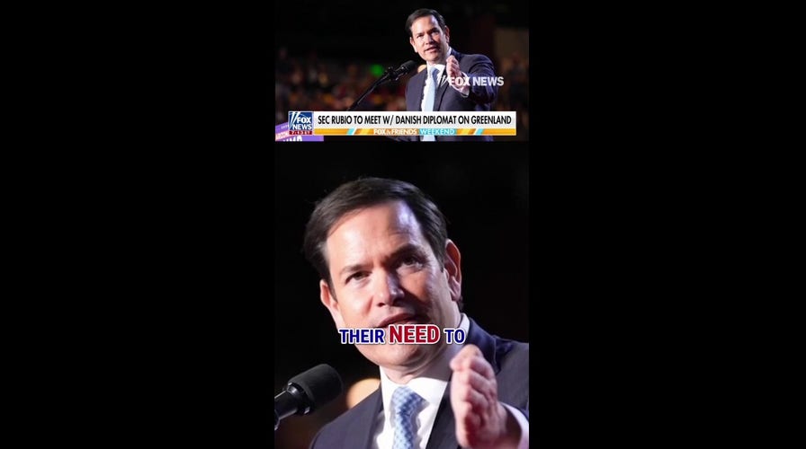 Rubio to conscionable   with Danish diplomat connected  acquiring Greenland
