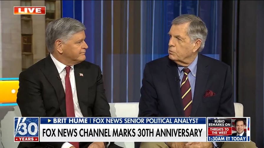 Sean Hannity and Brit Hume look back on 30 years at Fox News