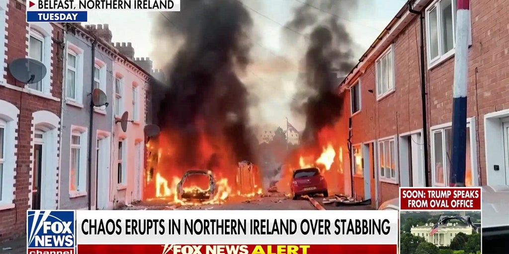 Riots erupt in Northern Ireland over stabbing allegedly by Sudanese migrant