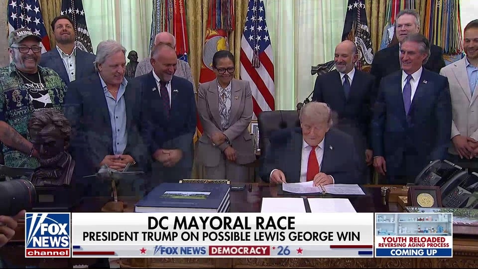 President Trump: DC will be run on ‘federal basis’ if Democratic socialist wins mayoral race