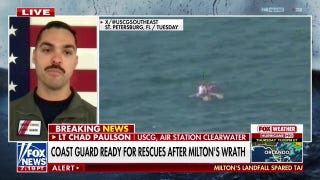 Coast Guard lieutenant details rescue efforts after Milton - Fox News