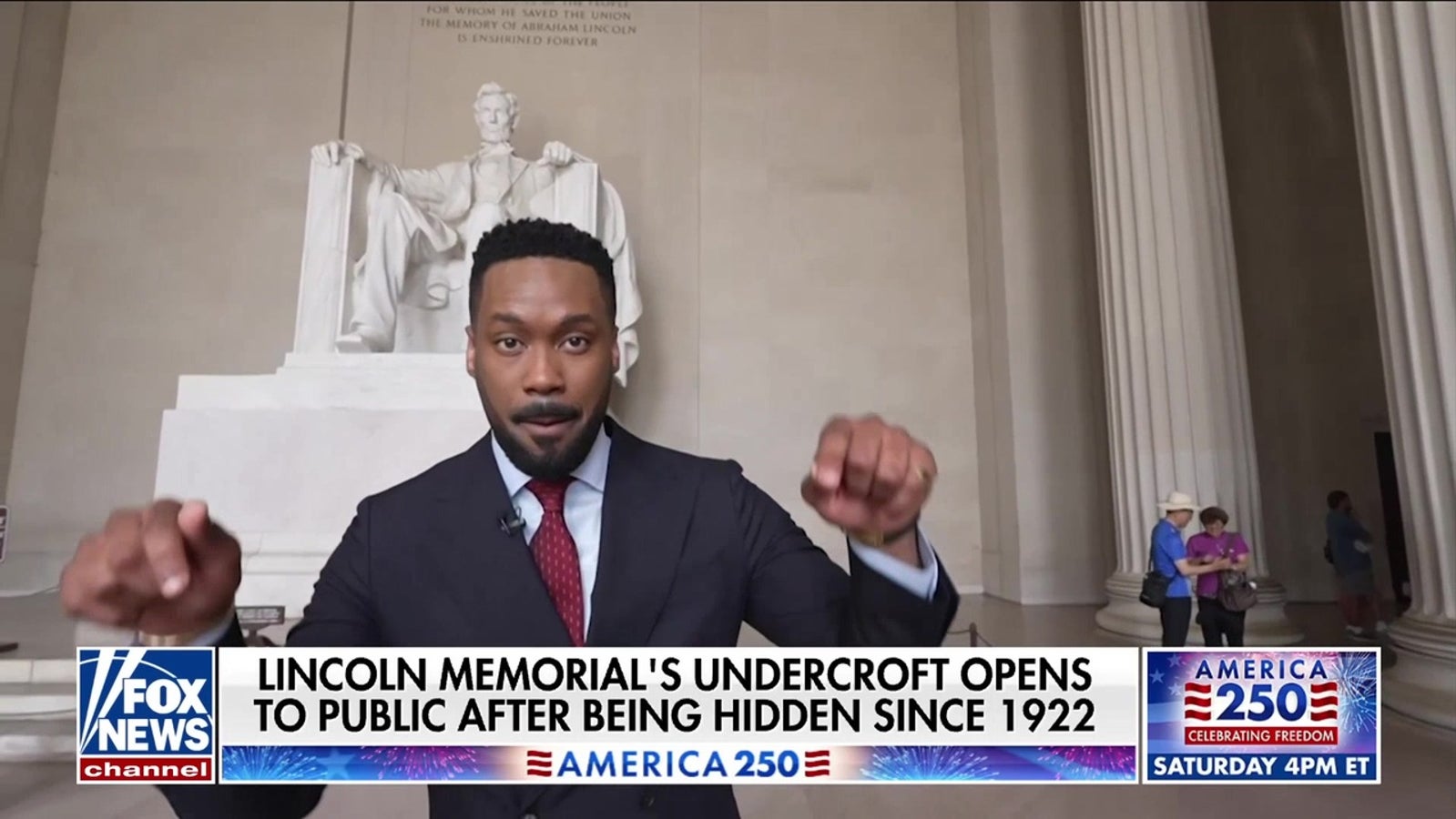 Lincoln Memorial’s hidden undercroft opens to public for first time since 1922