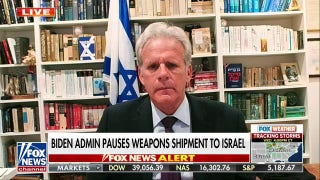 Biden's sending a 'mixed message' amid weapons shipment pause to Israel: Michael Oren - Fox News