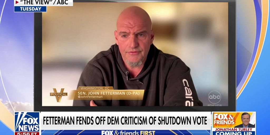 Fetterman fends off Democratic criticism of shutdown vote: 'I don't need a lecture'