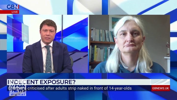 Trans journalist attacks "Naked Education" program on British television