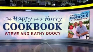 Steve Doocy reveals cover of new book 'The Happy in a Hurry Cookbook' - Fox News