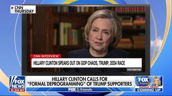 Hillary Clinton warns against MAGA 'cult members,' calls for 'formal deprogramming' of Trump supporters