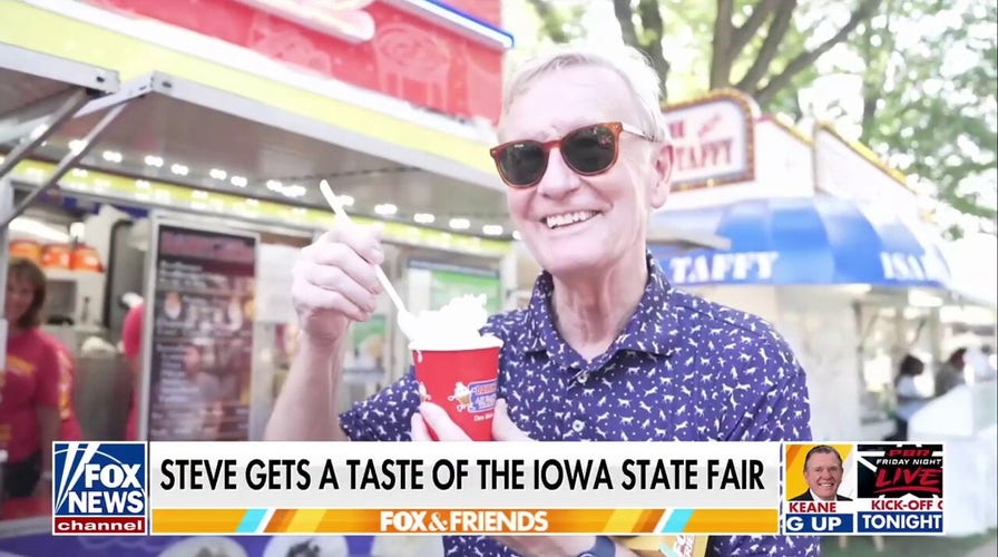 Steve Doocy gets buttery taste of America's heartland at Iowa State Fair
