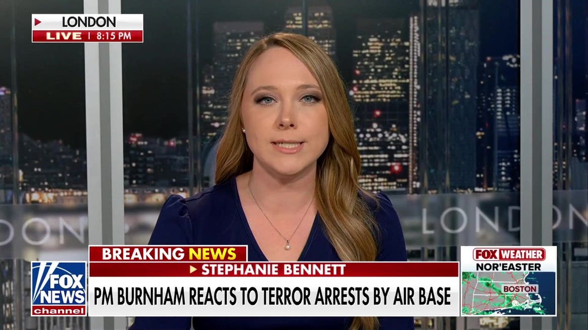 British Prime Minister Andy Burnham reacts to alleged terror plot