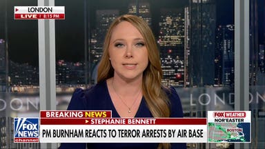 British Prime Minister Andy Burnham reacts to alleged terror plot