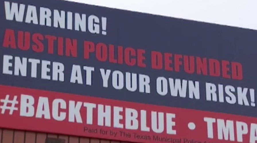 Texas police put up 'enter at your own risk' billboards in Austin