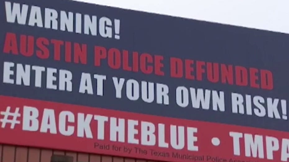 Texas police put up 'enter at your own risk' billboards in Austin