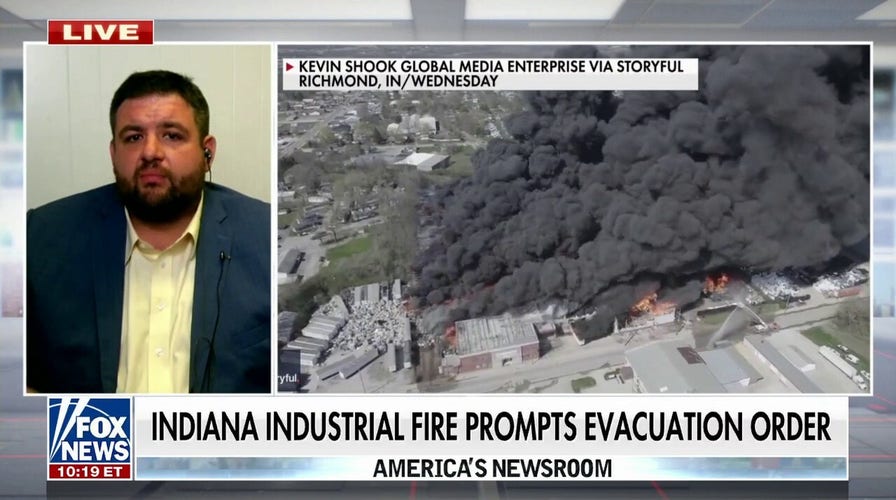 Residents face evacuation order after Indiana industrial fire: ‘It’s rough here in Richmond’