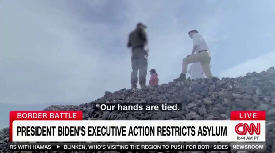 Border patrol agent tells CNN that he has to allow illegal border crossings or lose his job