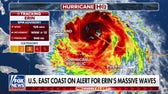 East Coast on alert for effects of Hurricane Erin