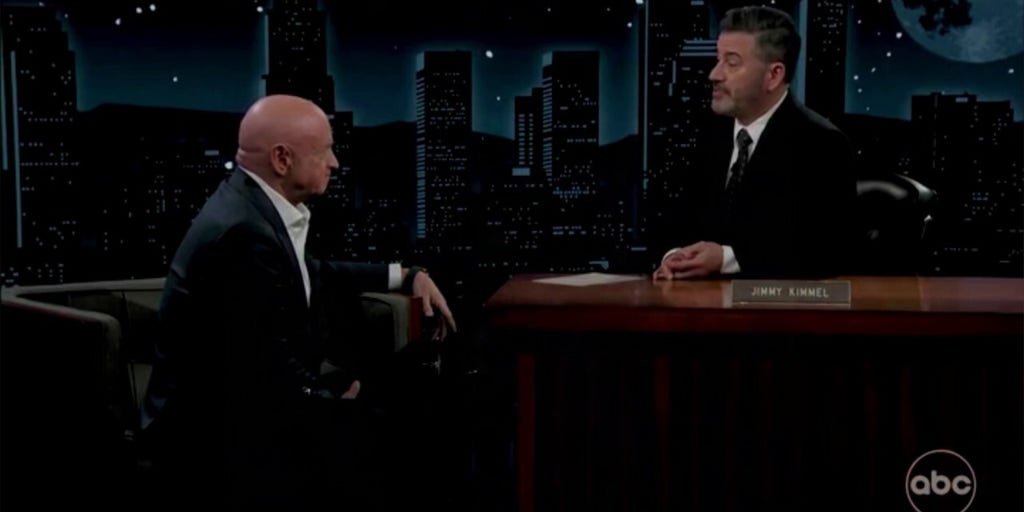 Sen Mark Kelly digs in against Trump administration, tells Kimmel, 'I'm not backing down'