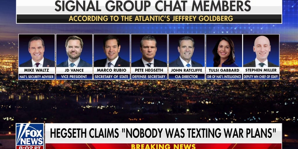 A look at the Trump admin's reported Signal group chat