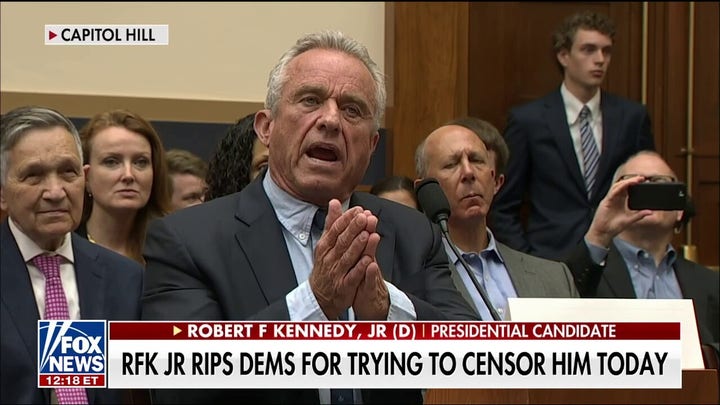 RFK Jr. accuses House Democrats of using 'defamations' to censor him