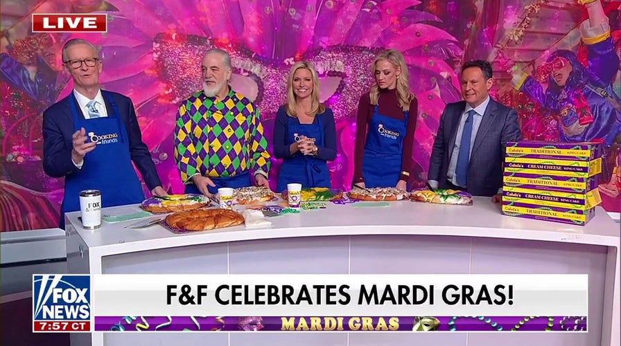'Fox & Friends' celebrates Mardi Gras with Caluda's King Cakes