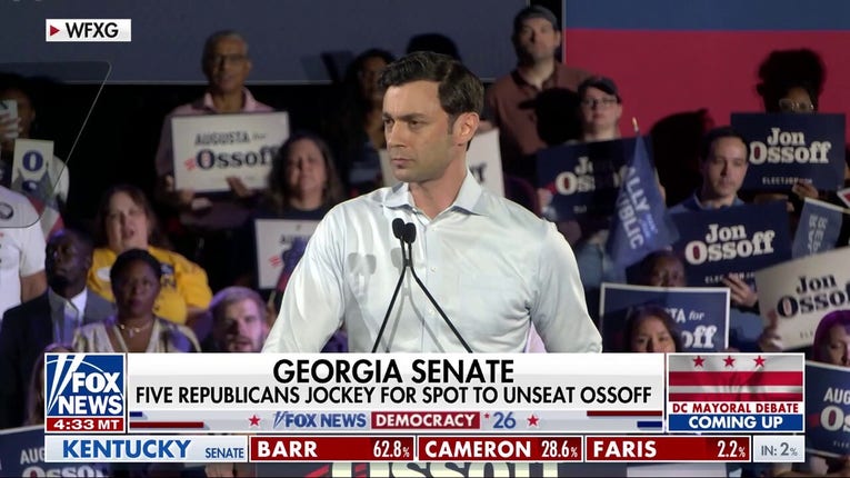 5 Republicans vie for chance to unseat Ossoff in Georgia US Senate primary
