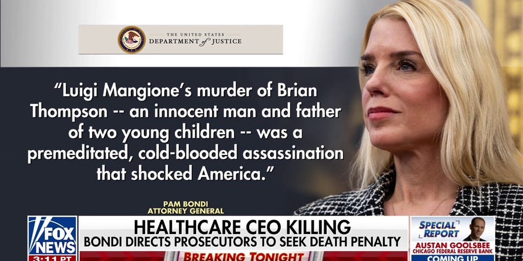 Murder suspect Luigi Mangione could face the death penalty