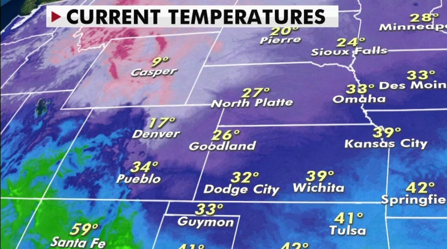 National forecast for Sunday, October 25