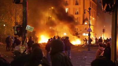 Unrest across Europe leaves destruction in wake