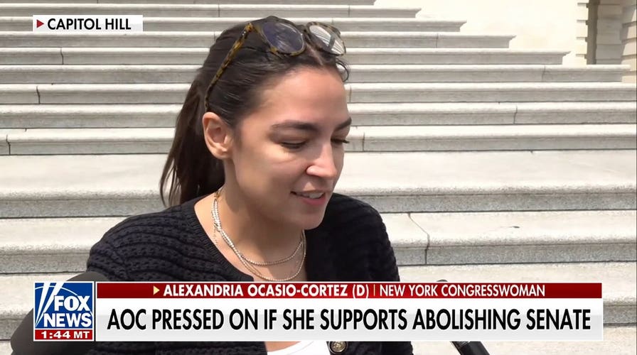 AOC questioned on abolishing Senate after DSA unveils radical platform