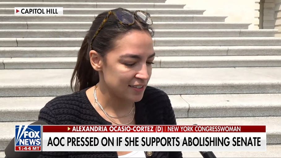 AOC questioned on abolishing Senate after DSA unveils radical platform