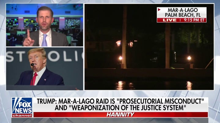 Eric Trump: All they want to do is 'get Donald Trump'