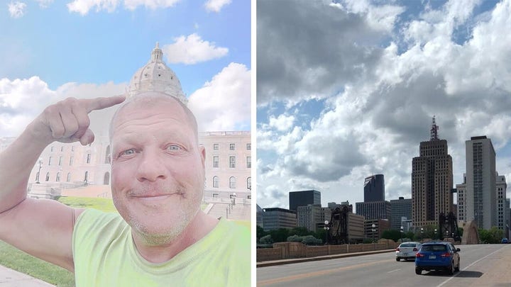 New York man bicycling to all 50 states hits Minnesota