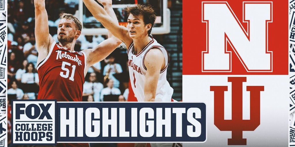 No. 10 Nebraska Cornhuskers vs Indiana Hoosiers Highlights 🏀 FOX College Hoops
