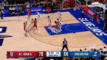 Dillon Mitchell Sets Up Lefteris Liotopoulos for Three, Extending St. John’s Lead Over Creighton