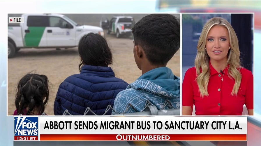 Texas Gov Abbott sends migrant bus to LA amid border surge