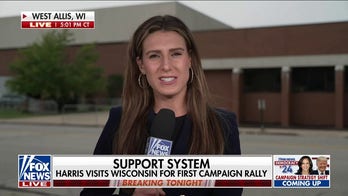 Harris visits Wisconsin for first campaign rally