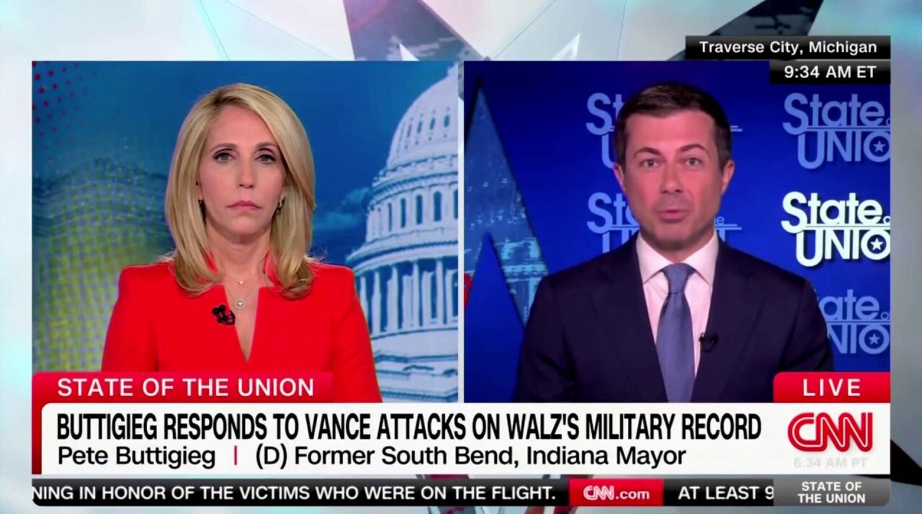 Buttigieg Defends Walz, Calls Vance's Attacks 