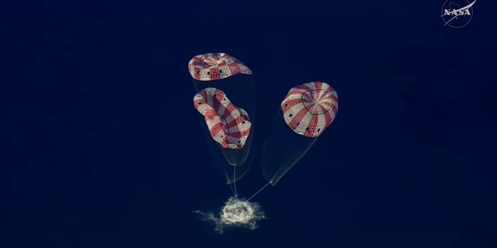 NASA's Artemis II crew splashes down after historic lunar mission