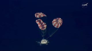 NASA's Artemis II crew splashes down after historic lunar mission