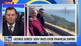 Joe Concha slams Soros family as Alex takes over George's financial empire: 'Wretched family'