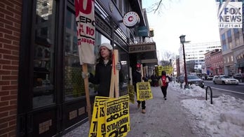 WATCH: Hardcore socialist groups stage-manage anti-ICE protest in Washington