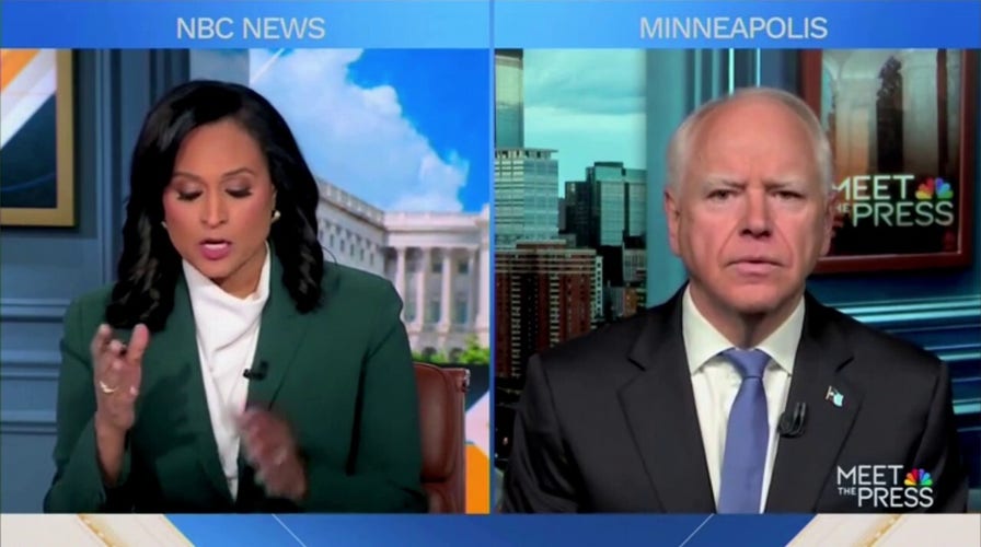 Gov Tim Walz fires backmost astatine Trump arsenic he's pressed connected 'responsibility' for fraud successful Minnesota