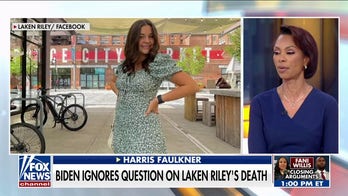 Harris Faulkner reacts to Biden ignoring question on Laken Riley's death:  He's 'missing the mark'