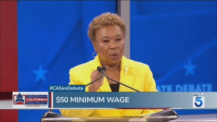 California Senate candidates discuss raising minimum wage to as high as $50