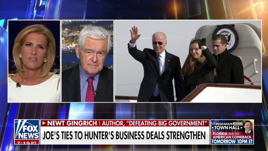 Joe and Hunter Biden show corruption’s a ‘Biden family business’: Gingrich