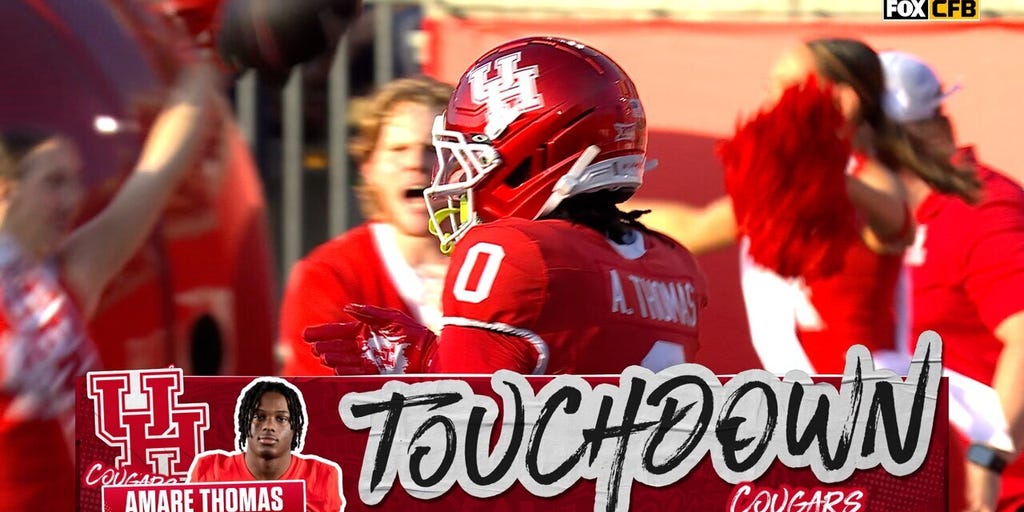 Conner Weigman finds Amare Thomas for a 15-yard TD, shrinking No. 23 Houston's deficit against TCU