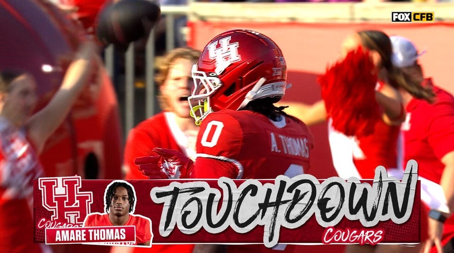Conner Weigman finds Amare Thomas for a 15-yard TD, shrinking No. 23 Houston's shortage  against TCU