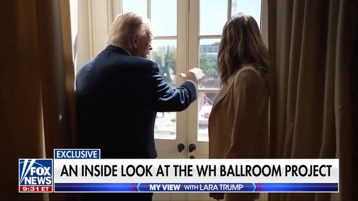 Trump ofrece un recorrido exclusivo por el proyecto del salón de baile de la Casa Blanca